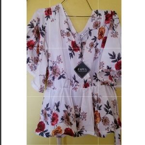 Floral blouse/top